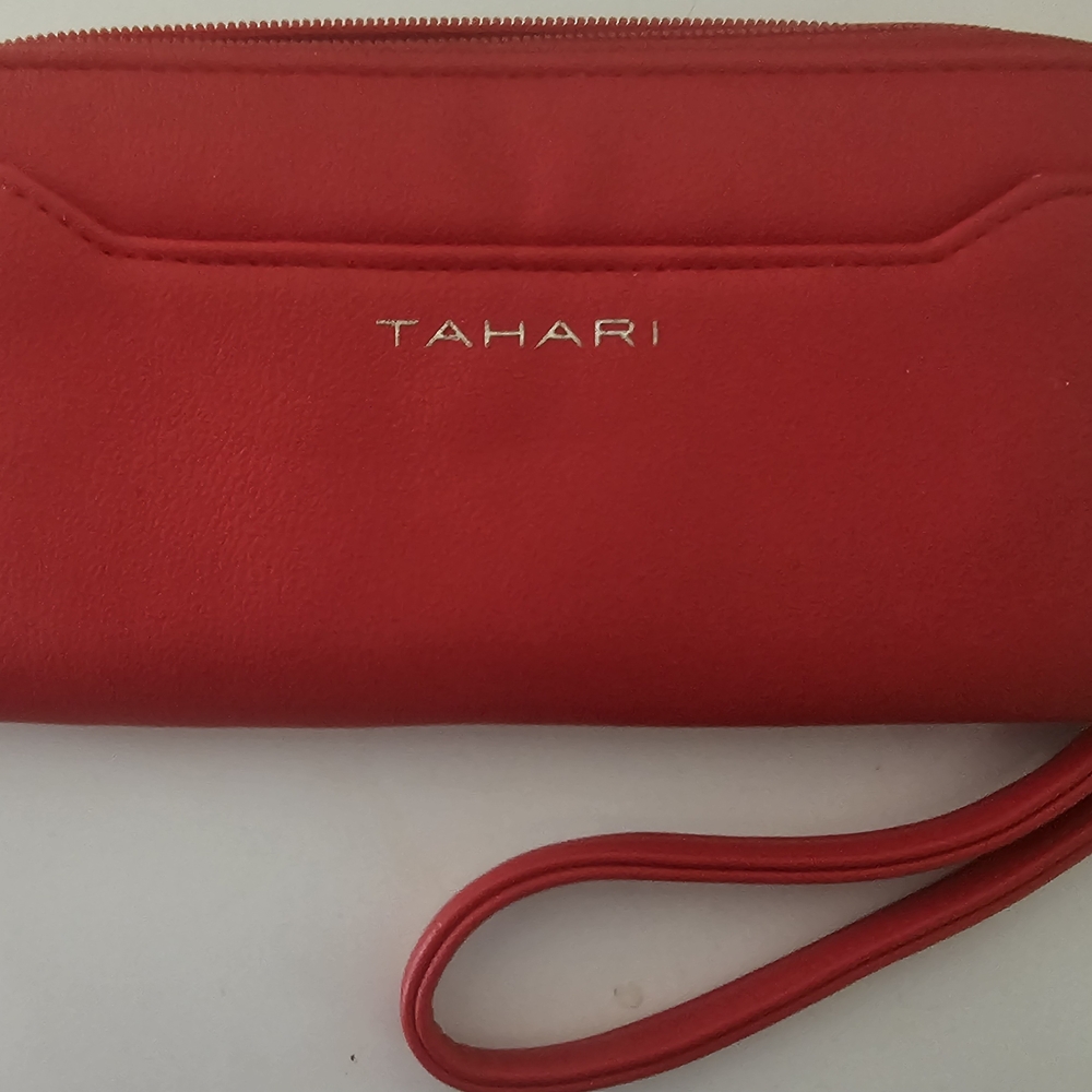 Tahari Red Wallet/Clutch